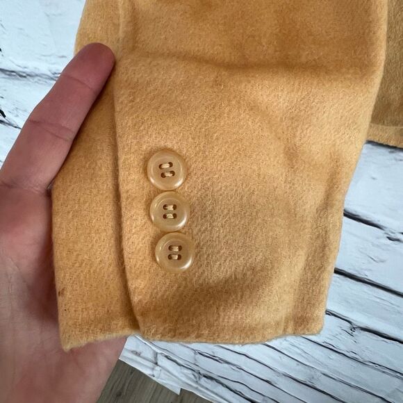 Pendleton Women's Vintage Wool Blazer Mustard Yellow Size S Formal - Picture 6 of 7